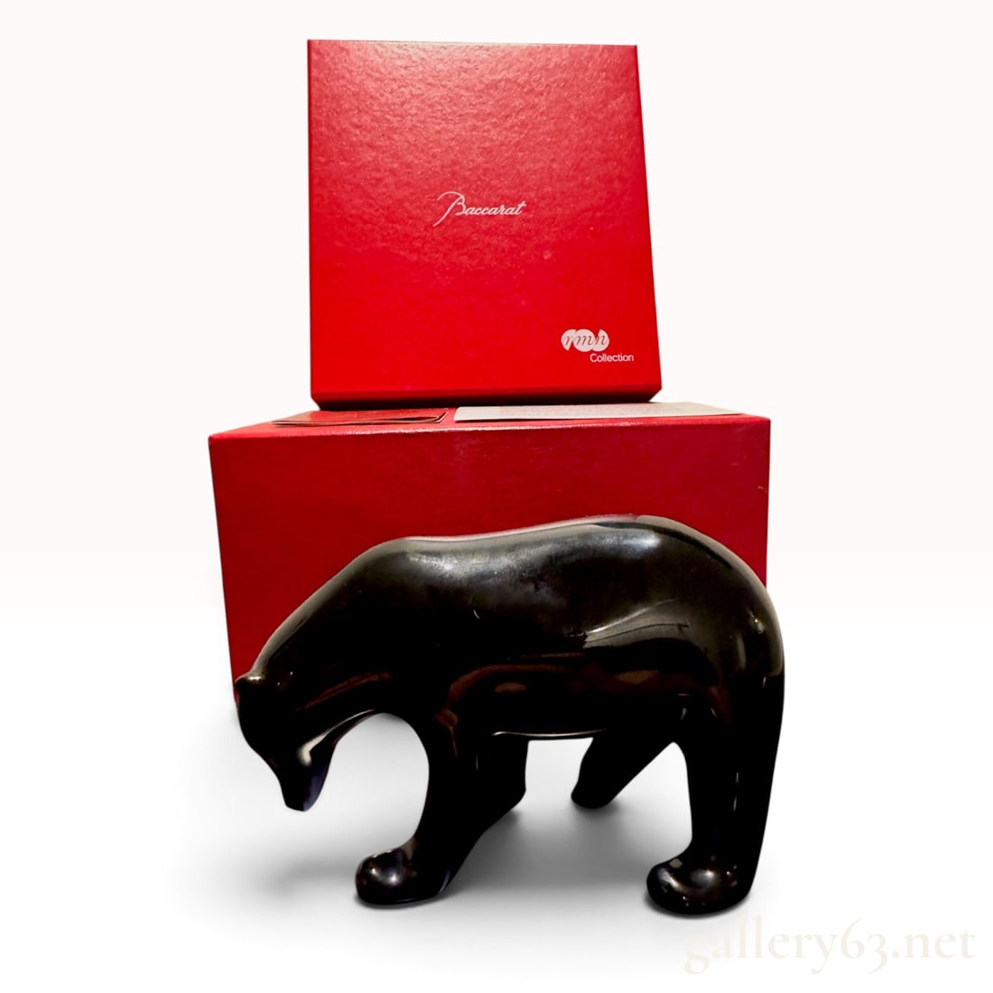 Baccarat x RMN -- Francois Pompon 'Black Bear, ' midnight crystal (1 of 12)