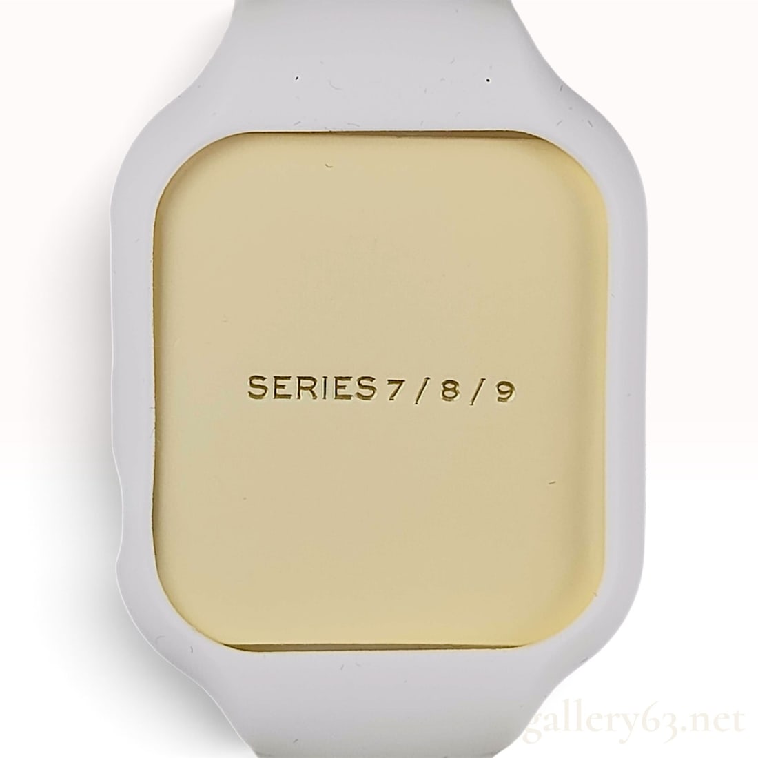 Tory Burch T Monogram White Silicone Apple Watch Band and Case (1 of 10)