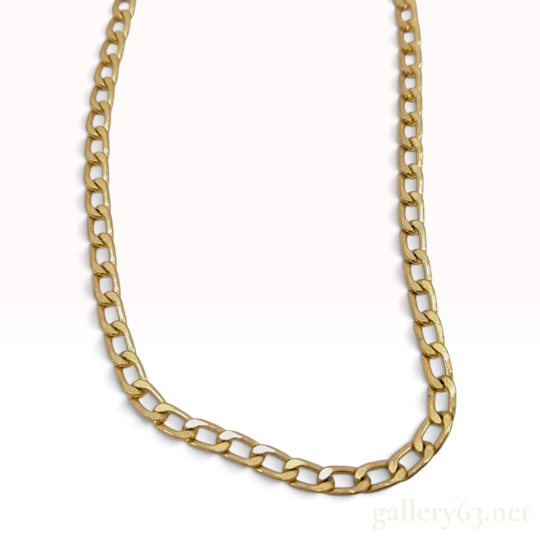 Vintage Christian Dior Gold-Tone Curb Link Necklace (1 of 10)