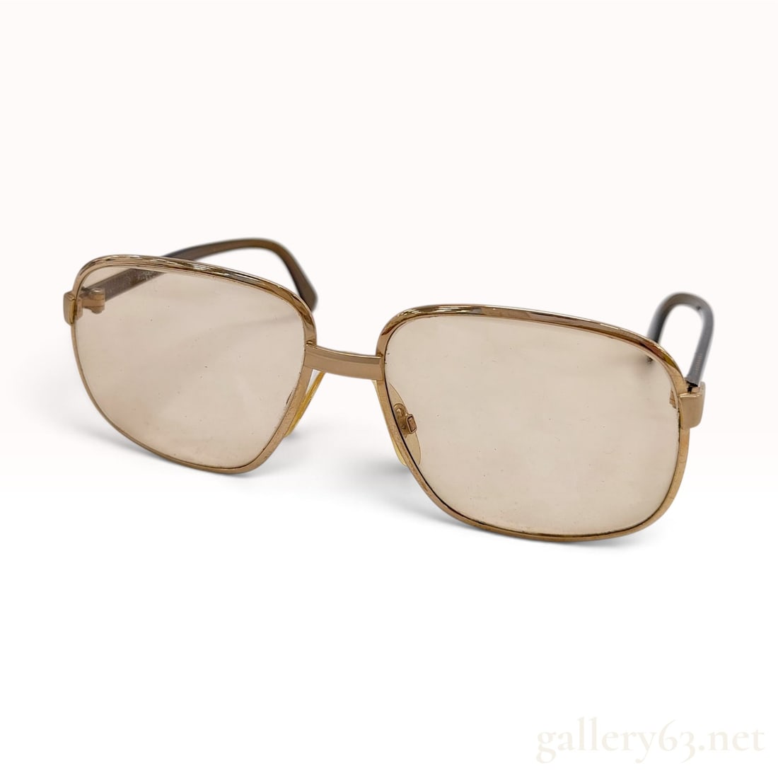 Vintage Rodenstock Montreal Gold Toned Metal Sunglasses with Pouch (1 of 10)