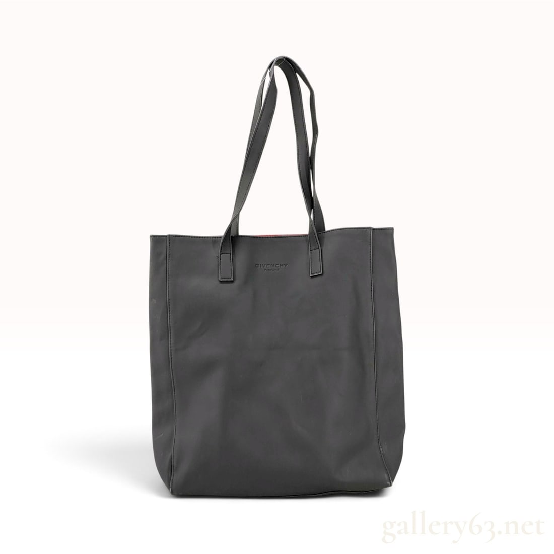 Givenchy Parfums Black and Red Synthetic Open Top Shoulder Tote Bag (1 of 10)