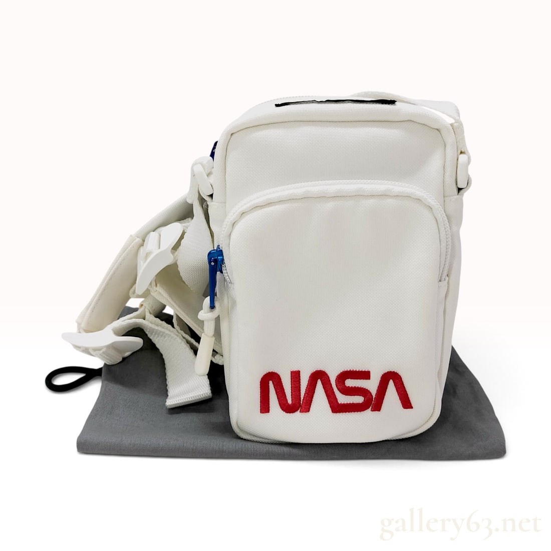 Balenciaga NASA Phone Holder White Canvas Crossbody Bag with Dust Bag (1 of 10)