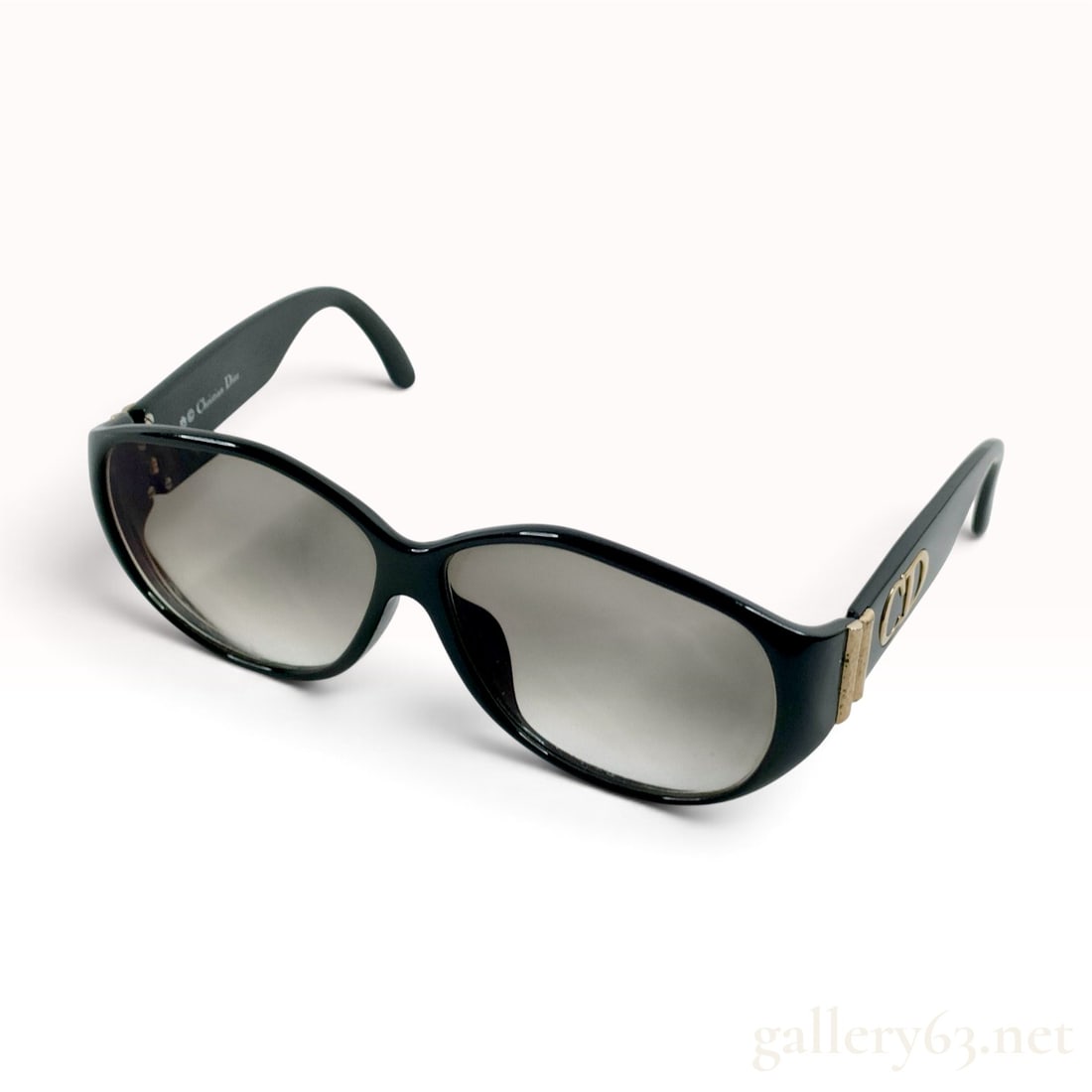 Vintage Christian Dior 2020A Black Optyl Oversized Sunglasses (1 of 10)