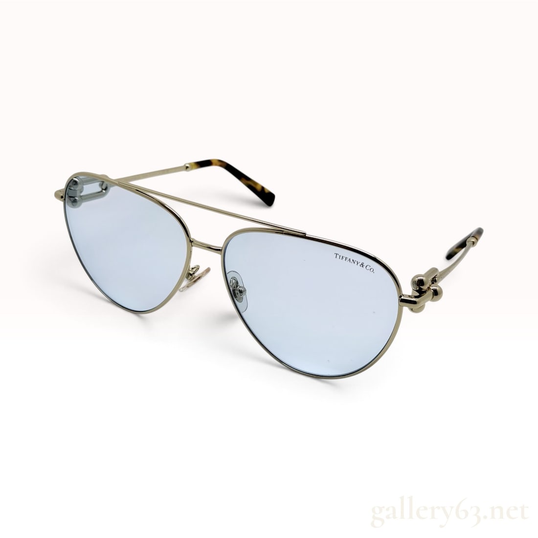 Tiffany HardWear Tortiseshell Aviator Sunglasses (1 of 10)