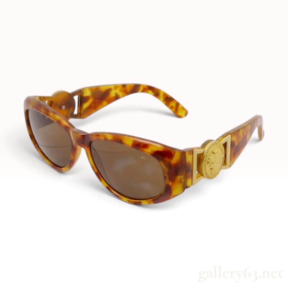 Vintage Gianni Versace Medusa Tortoise Acetate Sunglasses (1 of 3)