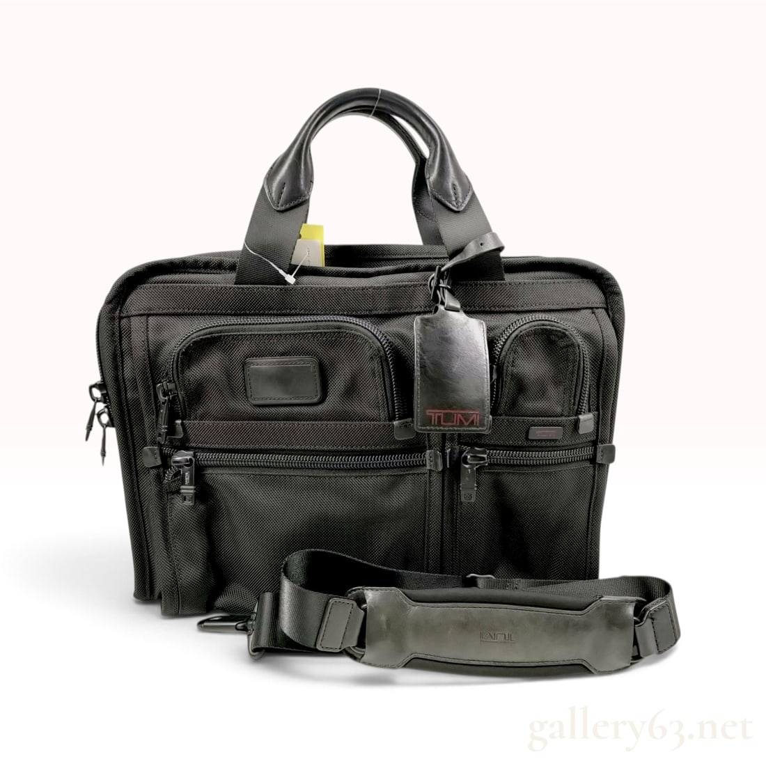 Tumi Alpha Black Ballistic Nylon Expandable Briefcase (1 of 10)