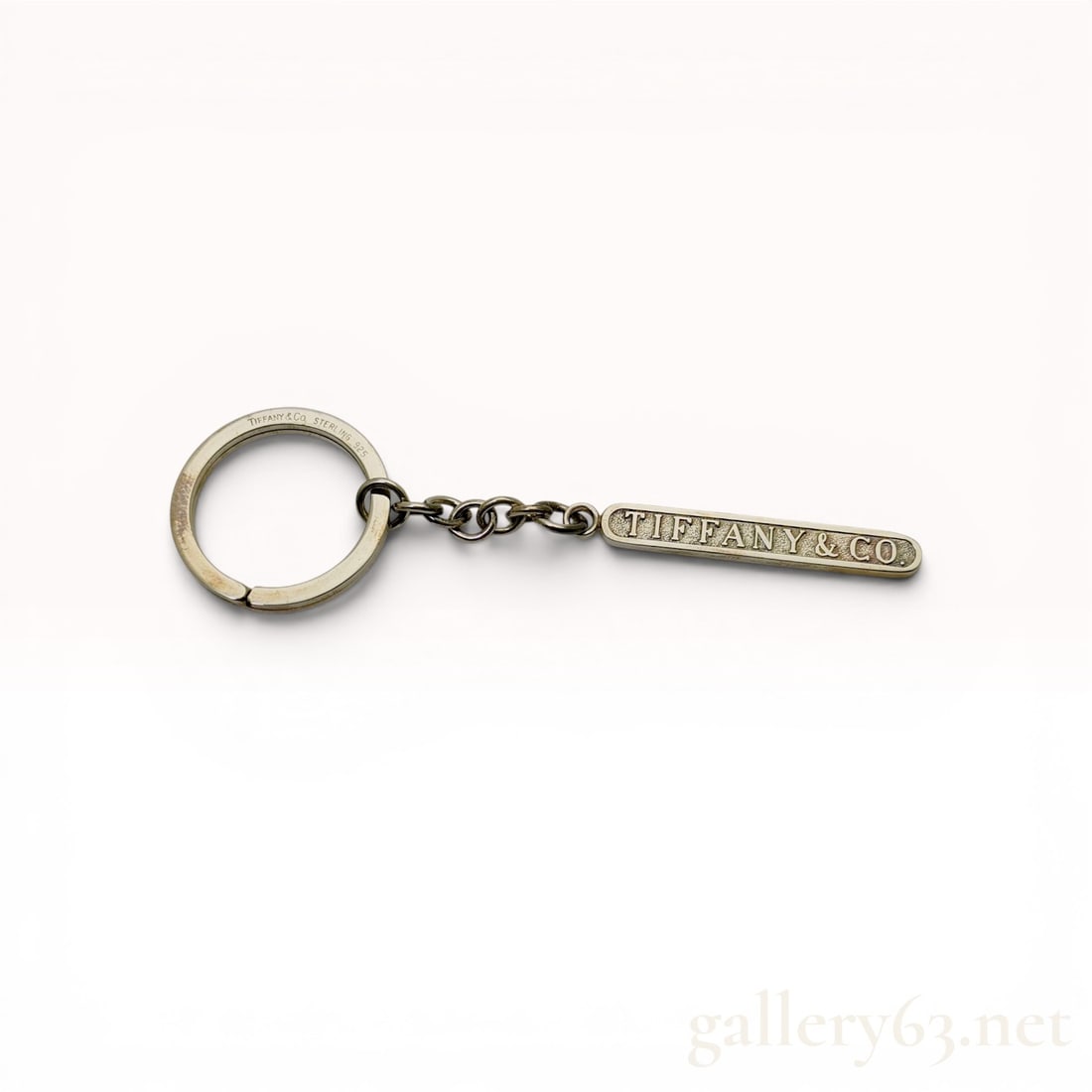Tiffany & Co. Sterling Silver Bar Keychain (1 of 6)