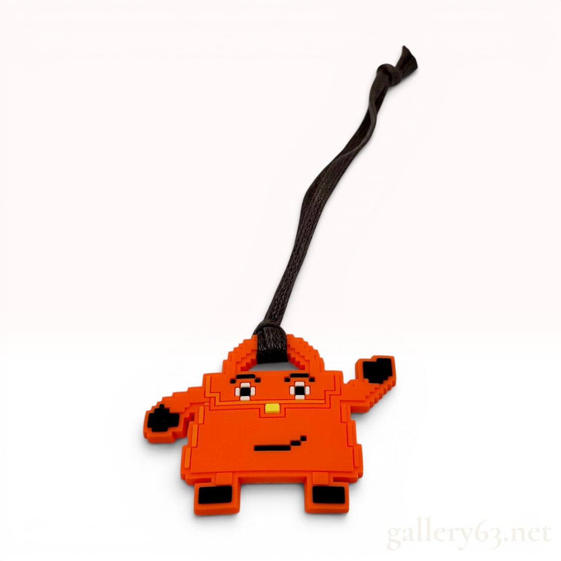 Hermes Quelle Idole Rubber Pixelated Kelly Doll Bag Charm (1 of 9)