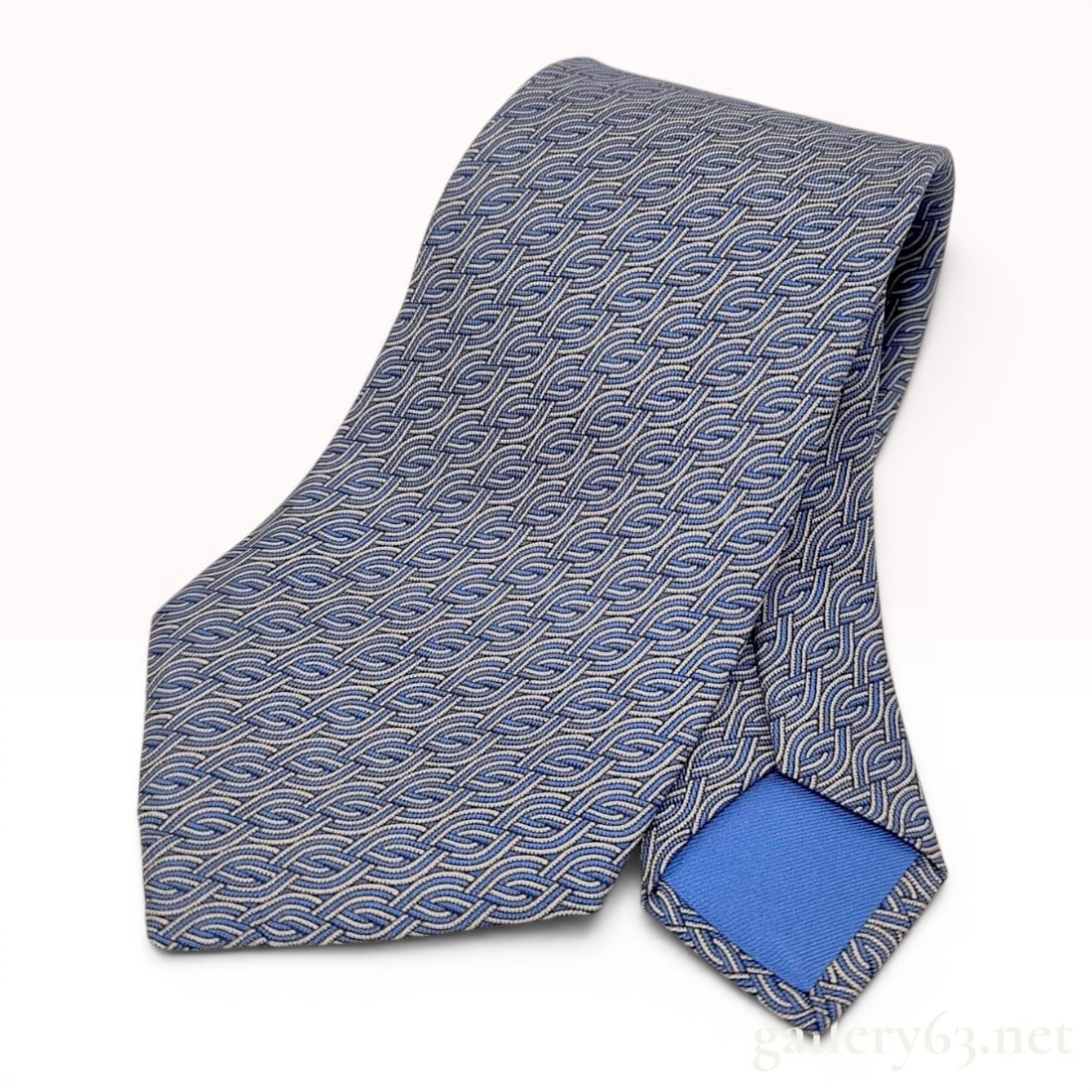 Hermes Paris Men's Silk Necktie Pattern 7936 MA (1 of 10)