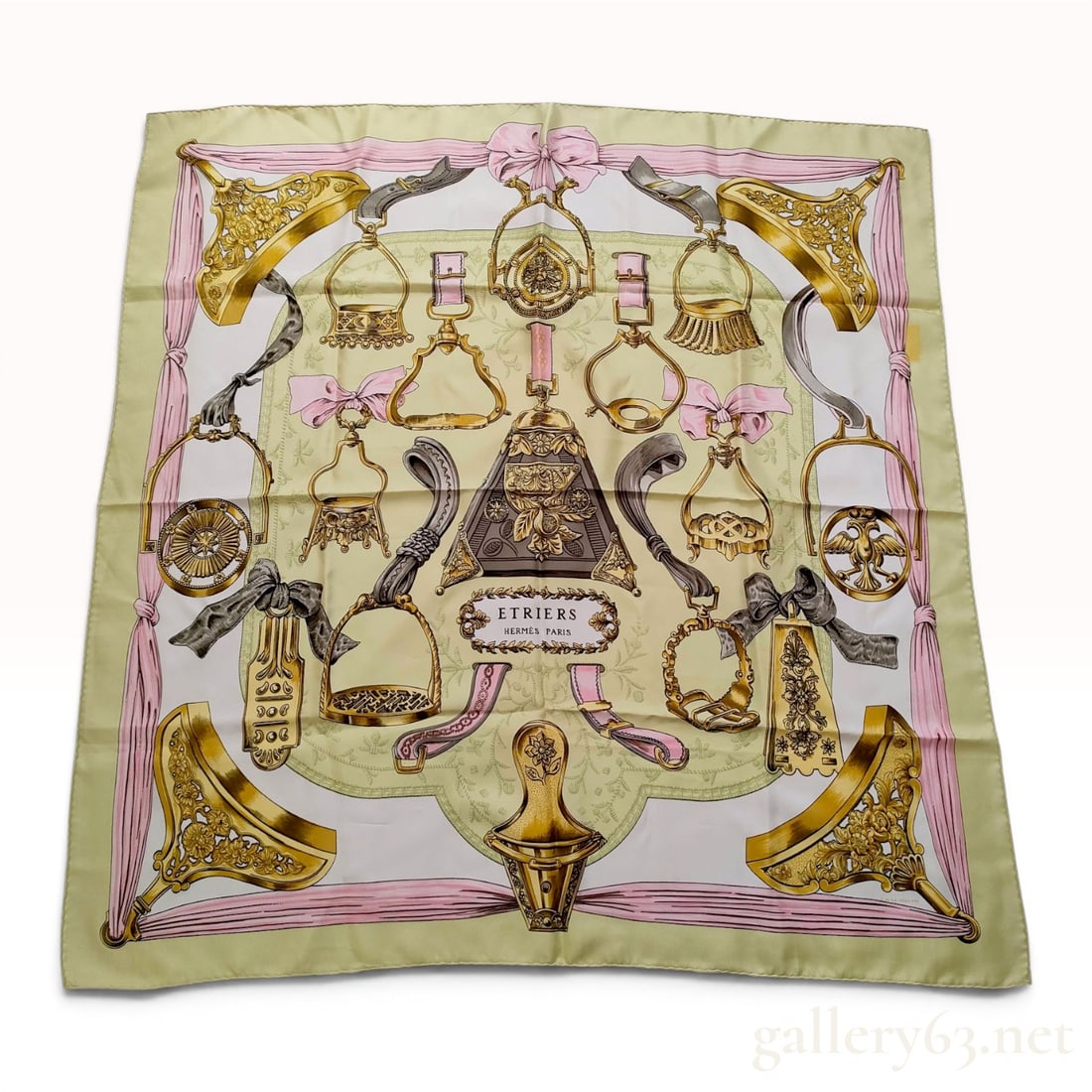 Hermes Etriers Silk Carre Scarf (1 of 9)