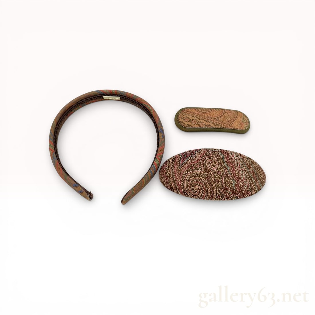 Three Etro Paisley Fabric Hair Accessories (1 of 7)
