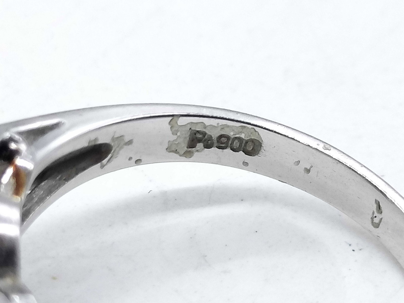 Ruby and Diamond Platinum Cluster Cocktail Ring - 4