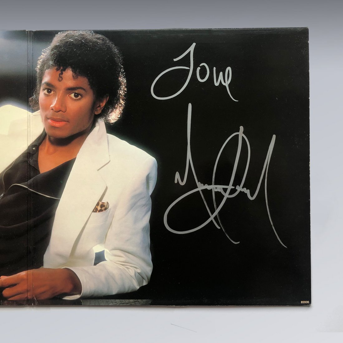 Michael Jackson signed Thriller LP album #2 (1 of 3)