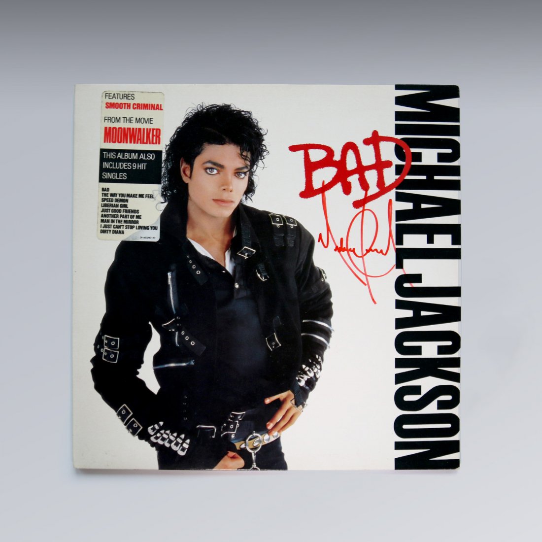 Michael Jackson Signed Bad Album LP (1 of 1)