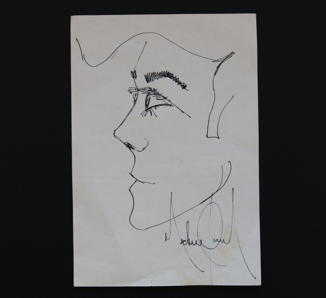 Michael Jackson Authentic Drawing (1 of 2)