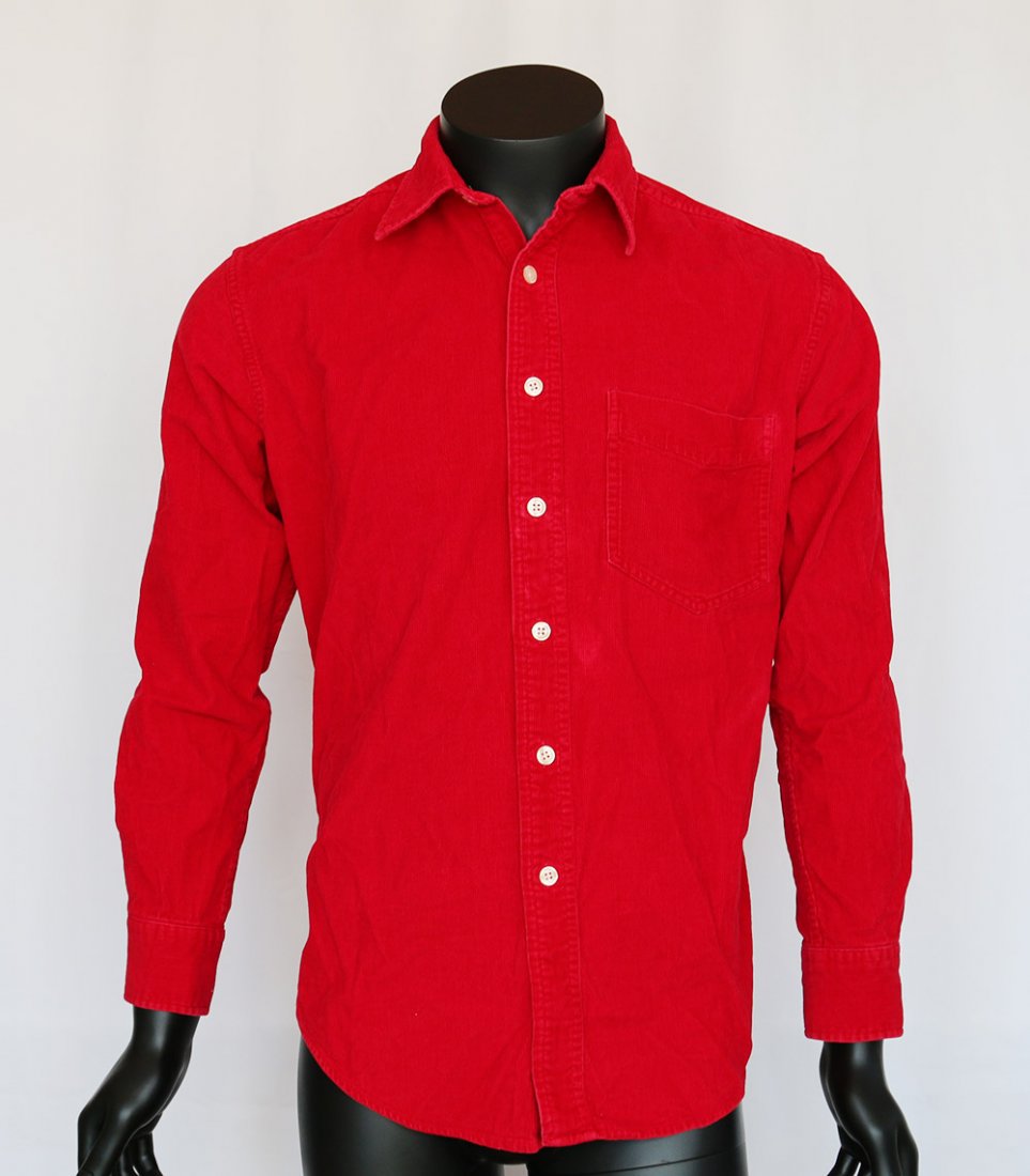 Michael Jackson Worn Red Corduroy Shirt #3 (1 of 2)