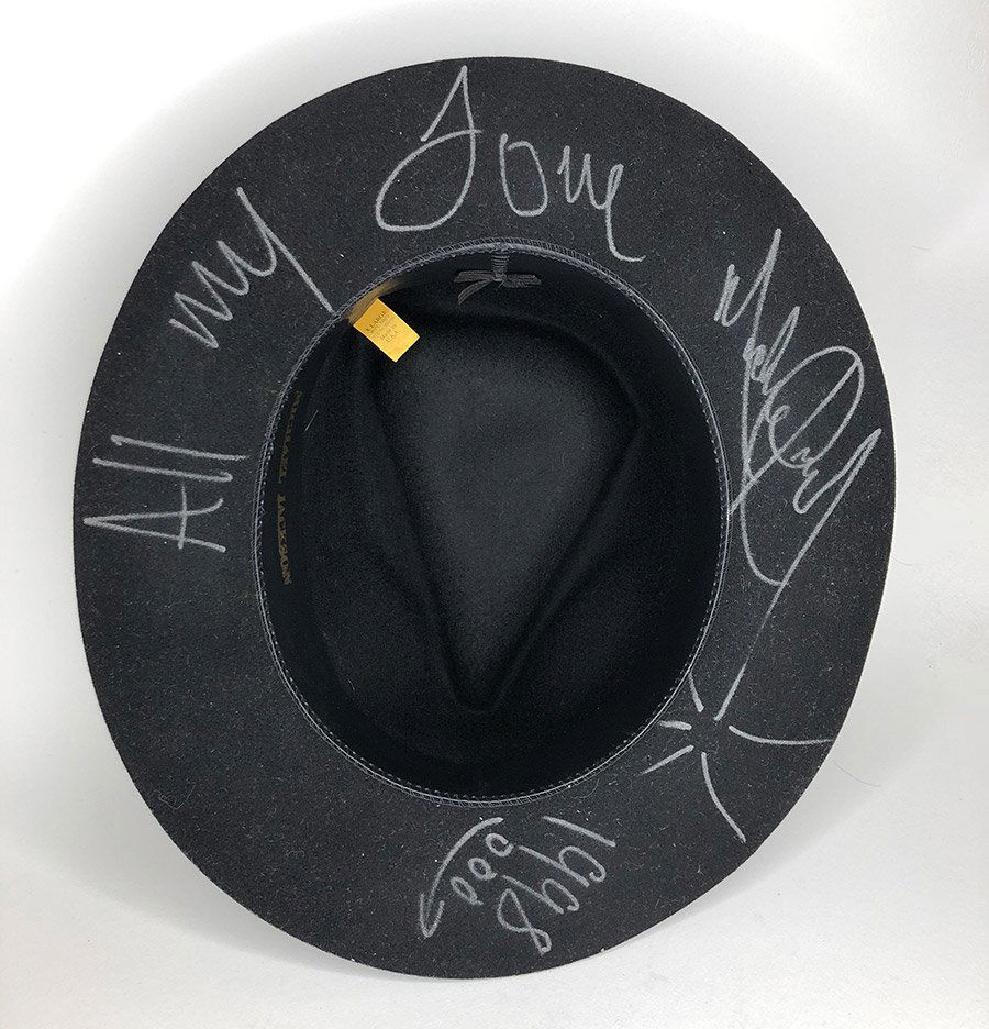 Michael Jackson Owned Signed Fedora (1 of 4)