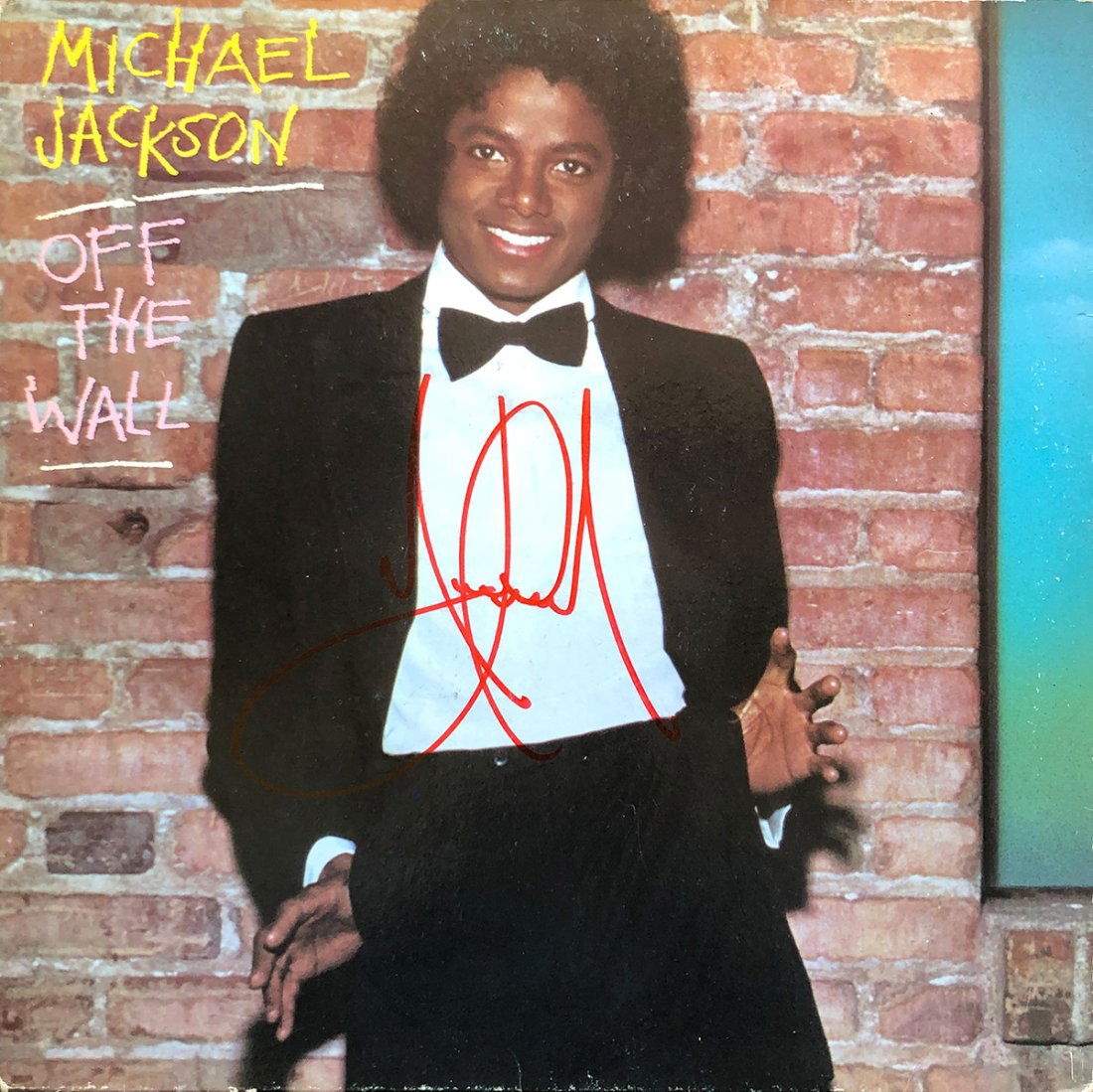 Michael Jackson Signed Off The Wall LP (1 of 1)