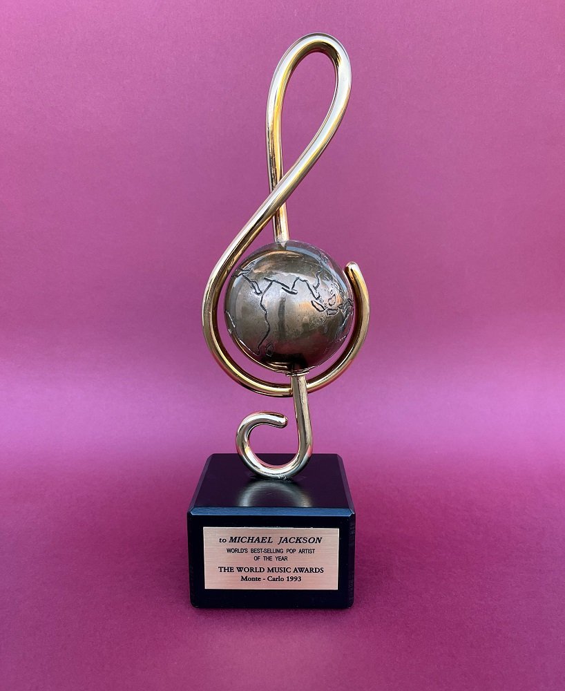 Michael Jackson Owned World Music Award 1993 (1 of 3)