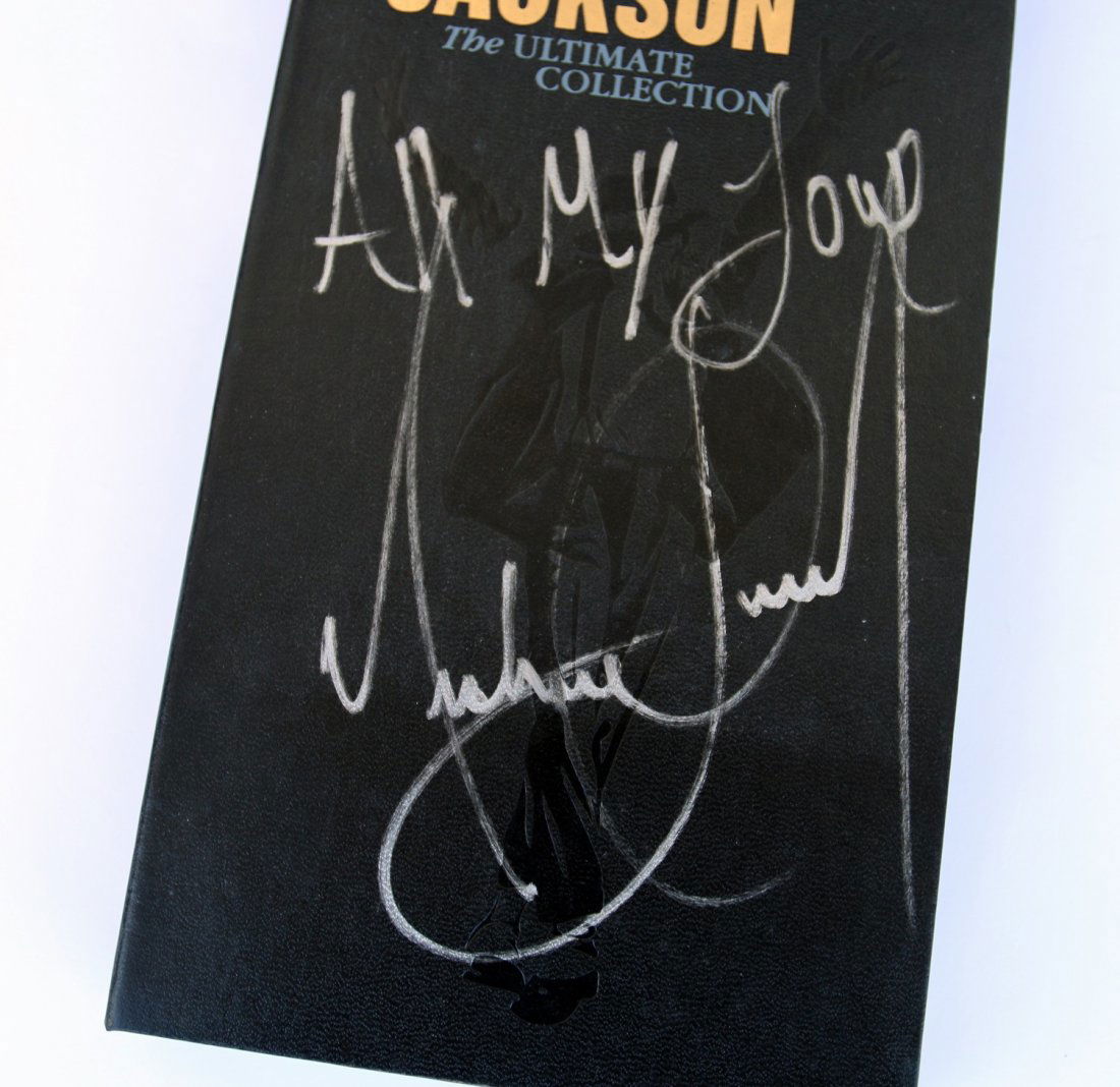 Michael Jackson Signed Ultimate Collection box-set (1 of 3)
