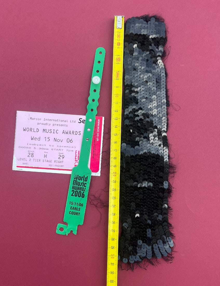 Michael Jackson World Music Awards 2006 Jacket piece (1 of 2)