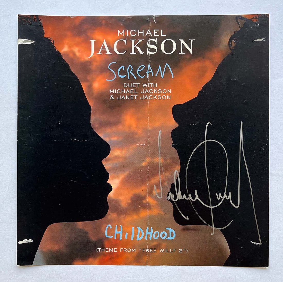 Michael Jackson Signed Scream In-Store Promo Display (1 of 1)