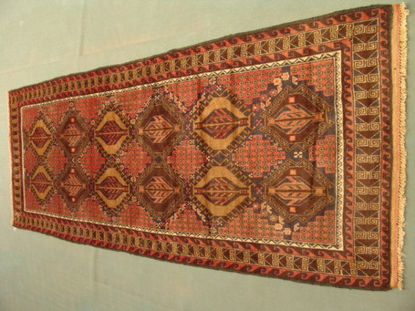 Amazing Afghan Herati Runner Rug 8x3: LOW BUYERS PREMIUM (10%) NO RESERVE AUCTION! BIDDING STARTS AT $10! t3892 (8.2x3.4) Herat is the capital city of the Herat province in northwestern Afghanistan where this rug style originated. The Her