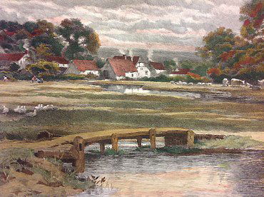 By Mead and Stream by Benjamin Williams Leader (1 of 1)