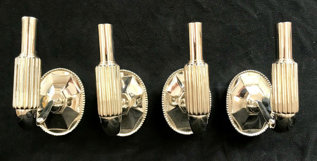 4 Urban Archaeology Paris Nickle Sconces/Shades (1 of 13)