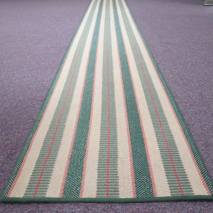 Stark Green Striped Runner (1 of 5)