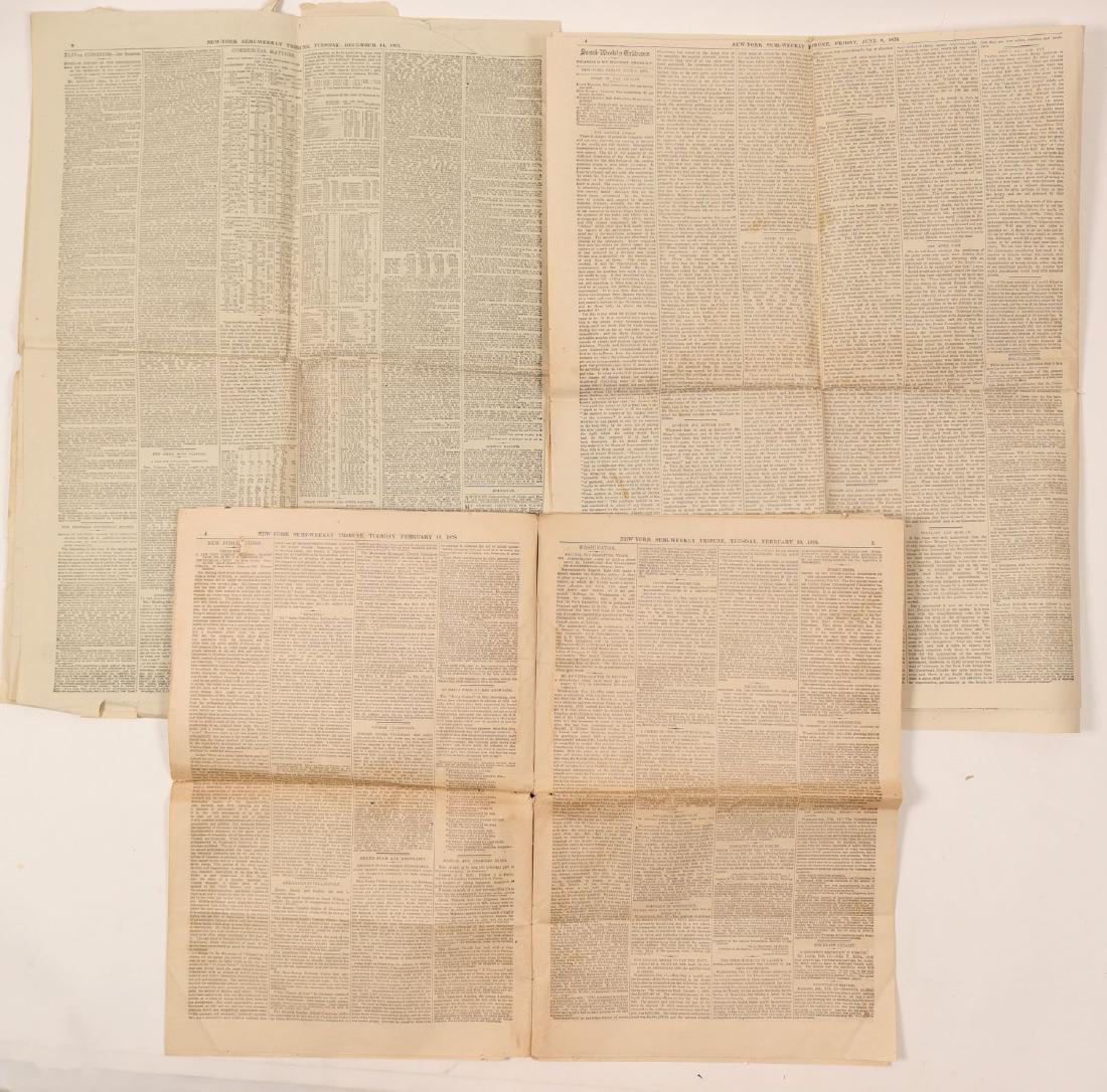 Newspapers / Statue Of Liberty / 3 Items. (102097): Item # 1 of 3: Very interesting article , by the Hon. John Jay of the Union League Club. The article was on behalf of " Mr. M. Laboulaye ", of France in regards to the proposed erection of the " Statu