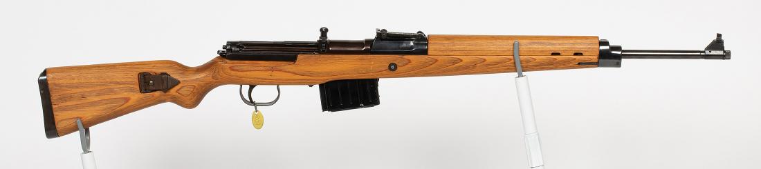 Heckler & Koch G43 Rifle 1950's JMD-10140: Excellent G43 German Semi-automatic battle rifle G 43 SEMIAUTOMATIC IN .8mm Caliber. Made between 1943-45. German semi-automatic clip fed battle rifle for the Wehrmacht. SN: 4999, JMD Oval Tag: 2629,