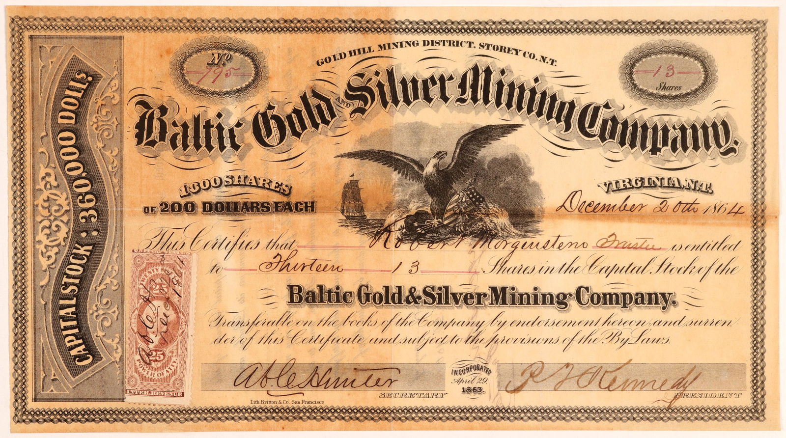 Baltic Gold and Silver MC stock  #108095 (1 of 1)