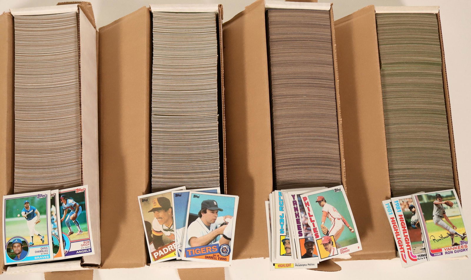 Topps 1982, 1983, 1984, 1985 Baseball Card Sets (1 of 1)