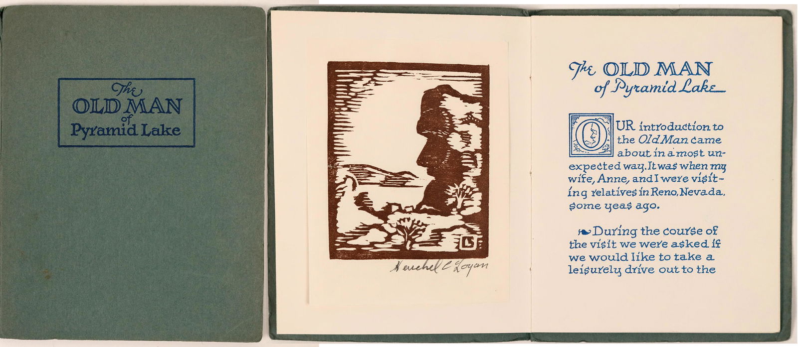 Rare Private Press: The Old Man at Pyramid Lake (1 of 1)