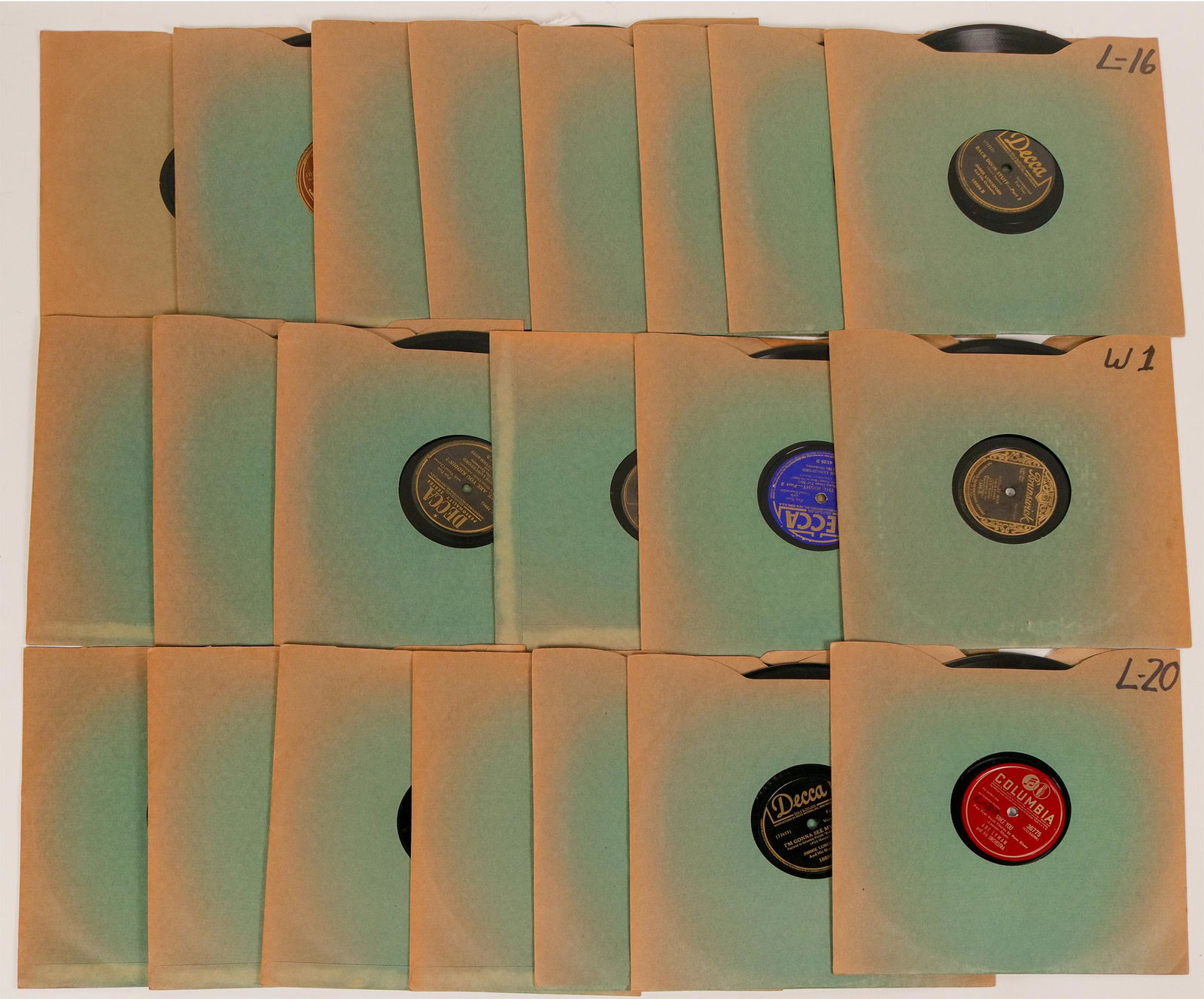 King Cole Trio & Jimmie Lunsford 78 Records  (116443) (1 of 1)