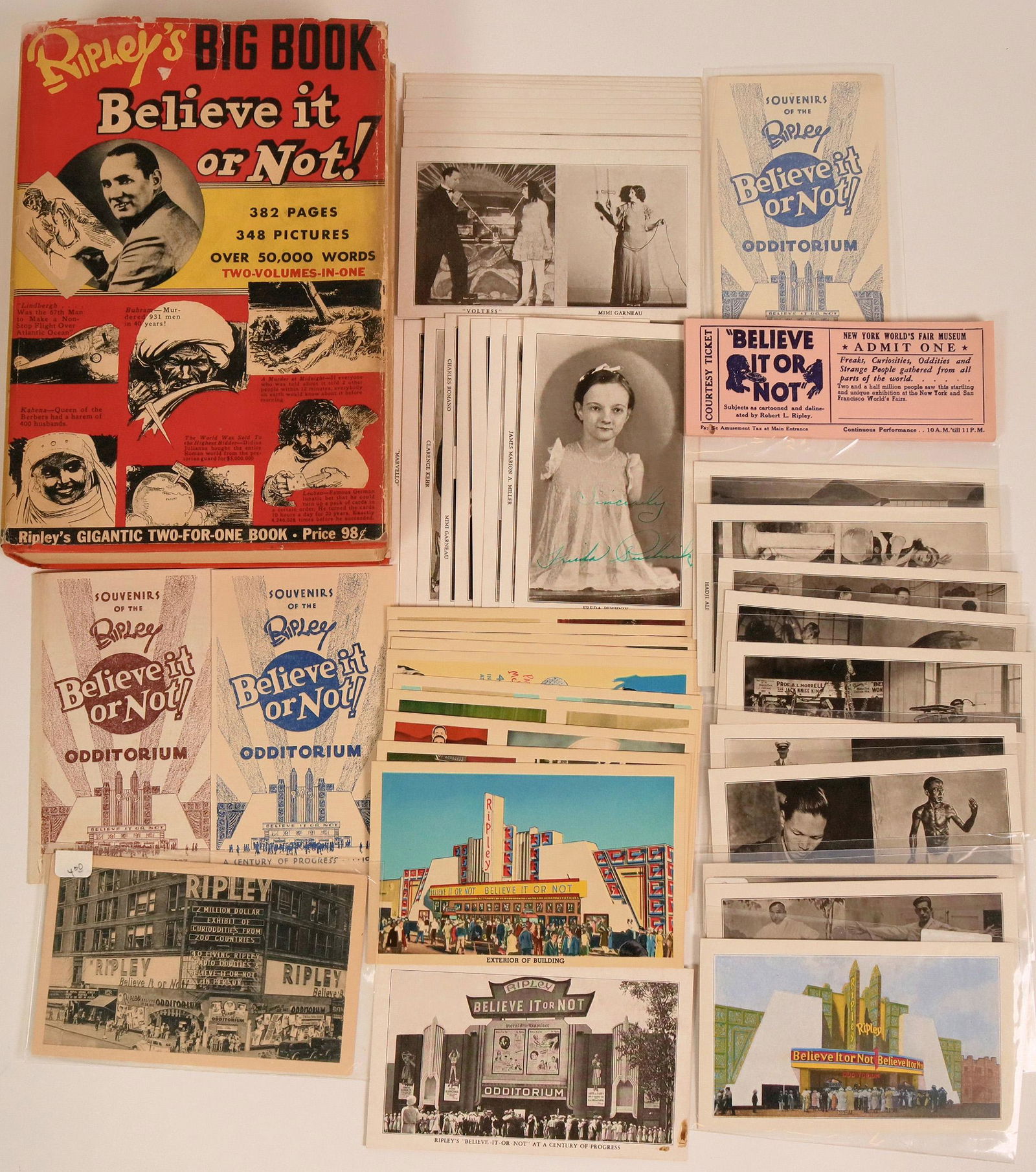 Robert Ripley Book & Postcard Group  (116341) (1 of 1)