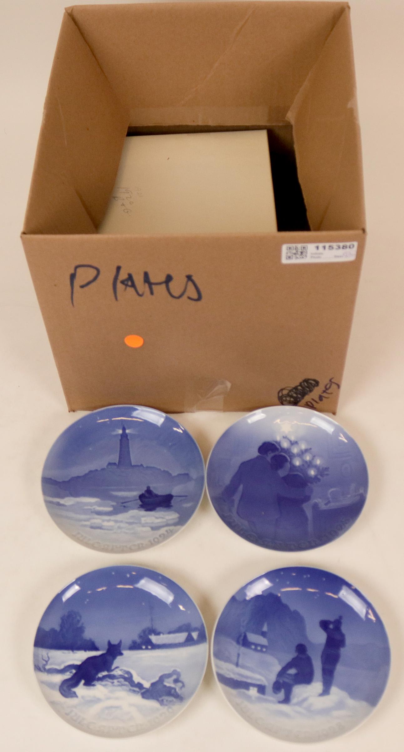 Bing & Grondahl Souvenir Plate Collection (10) (1 of 1)