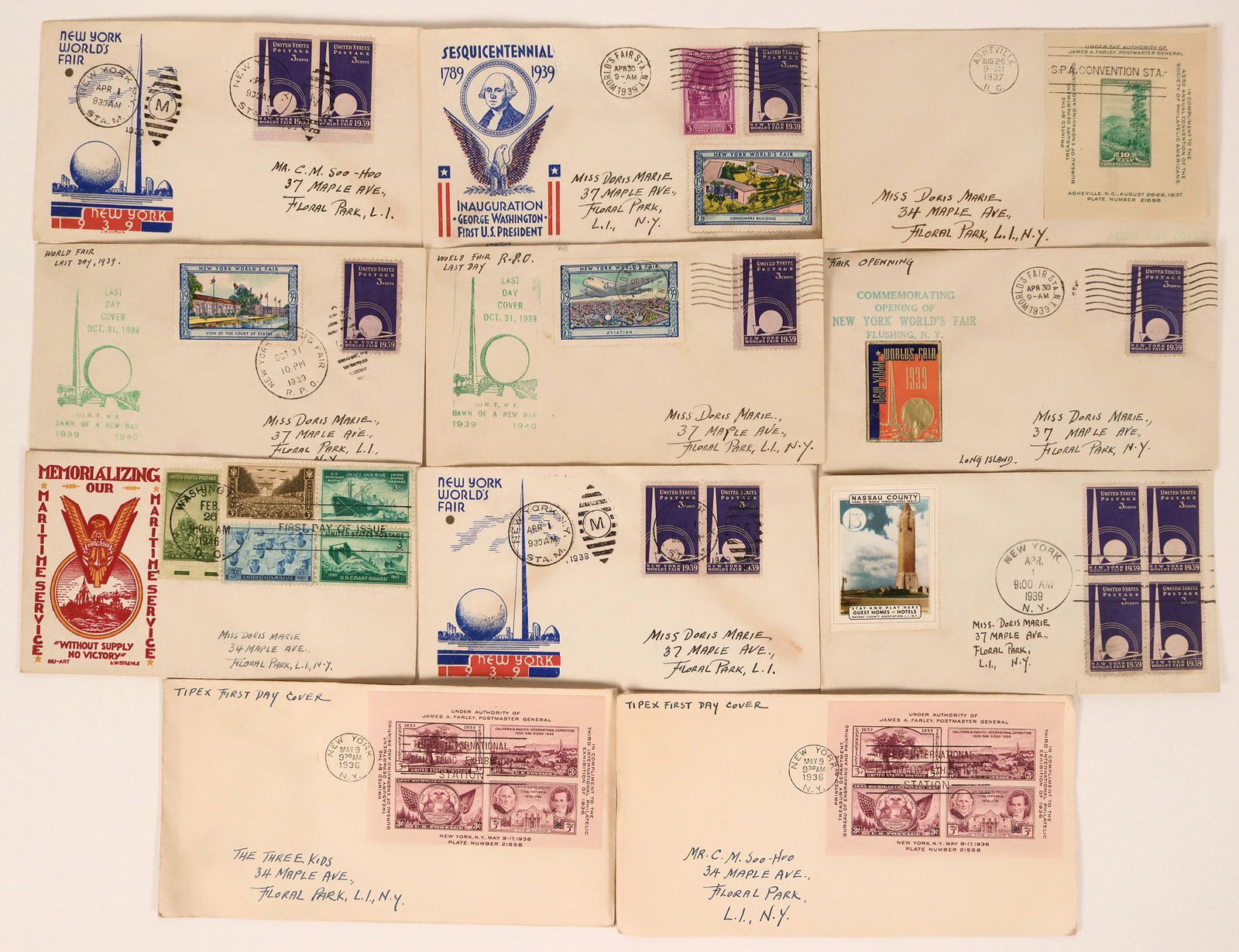New York Worlds Fair First Day Covers  (116427) (1 of 1)
