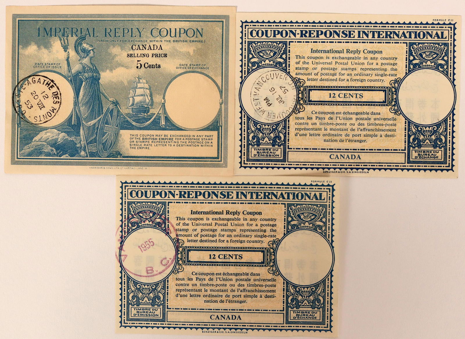 Canadian Coupon-Response International reply  (115097) (1 of 1)