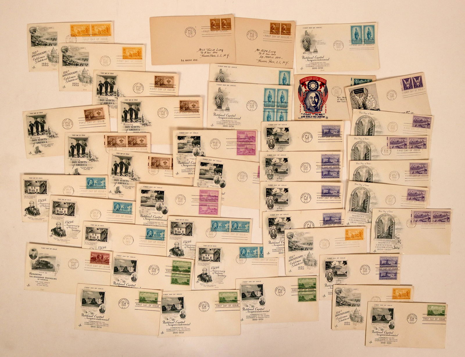 Various US First Day Covers  (117155) (1 of 1)