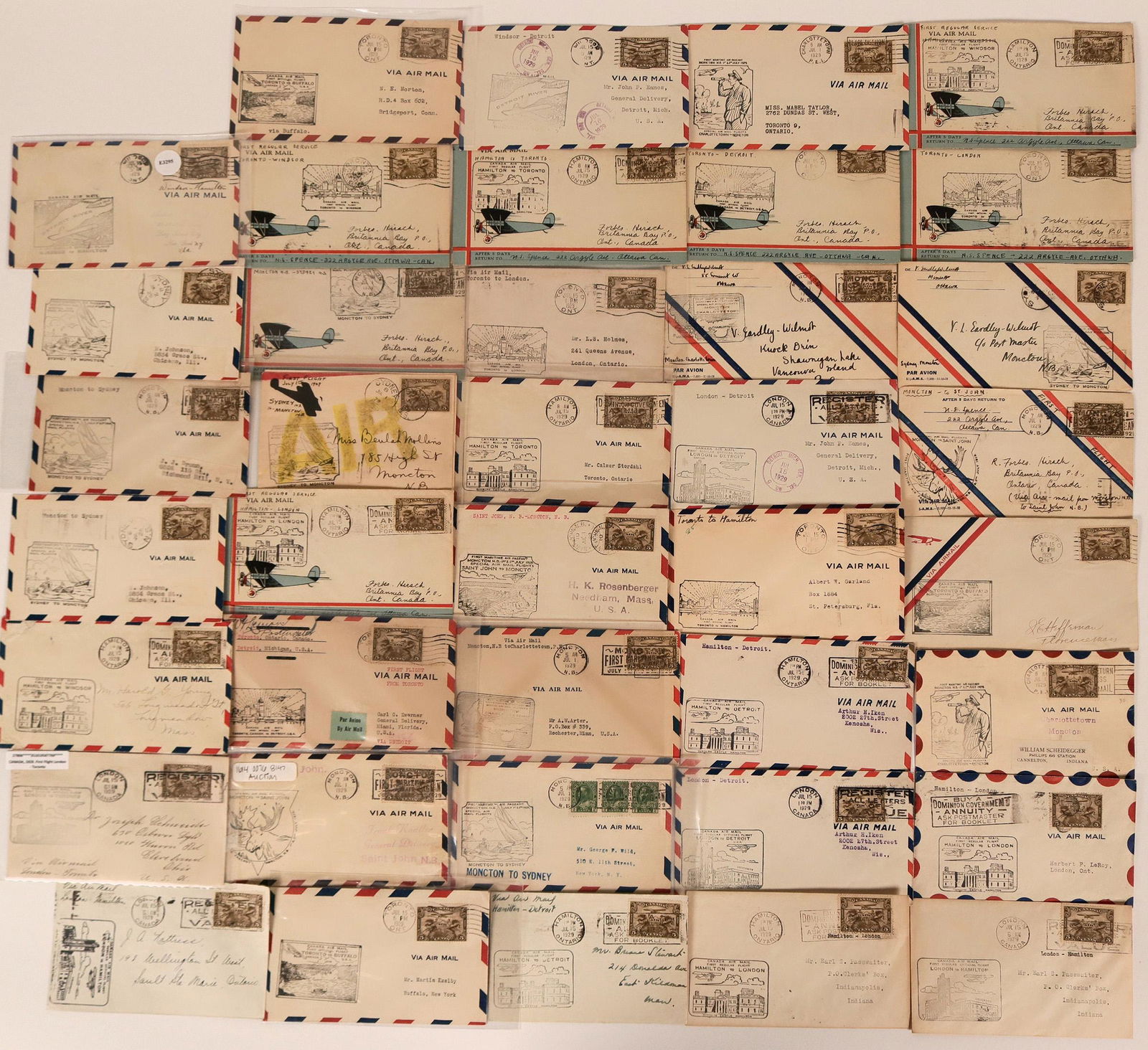 Canadian First Flights & Air Mail Covers: July 1929 (1 of 1)