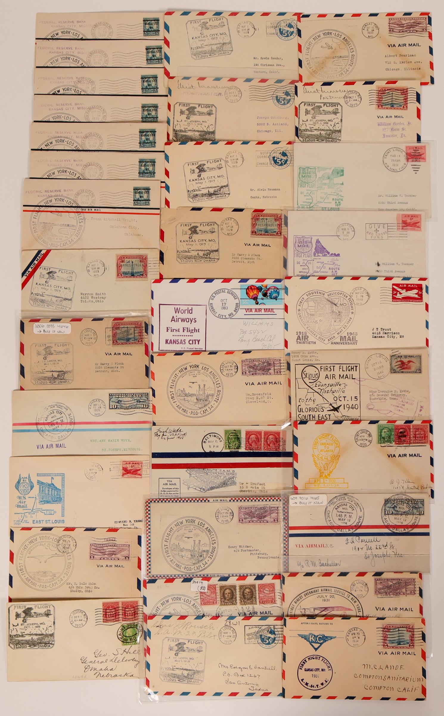 First Flight Covers: Missouri  (116653) (1 of 1)