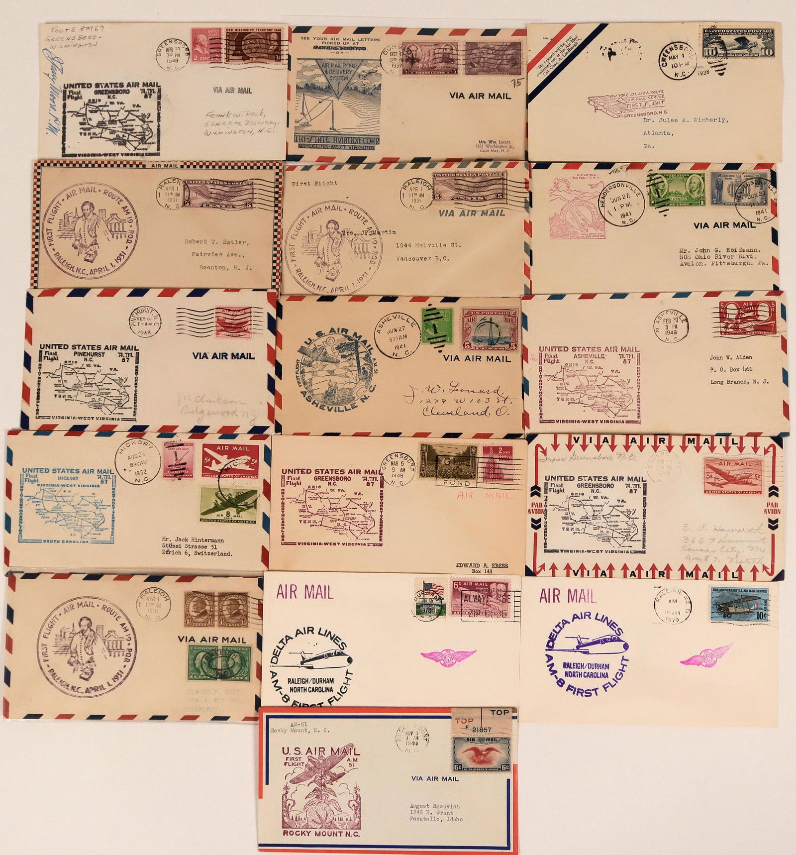 First Flight North Carolina Covers  (116768) (1 of 1)