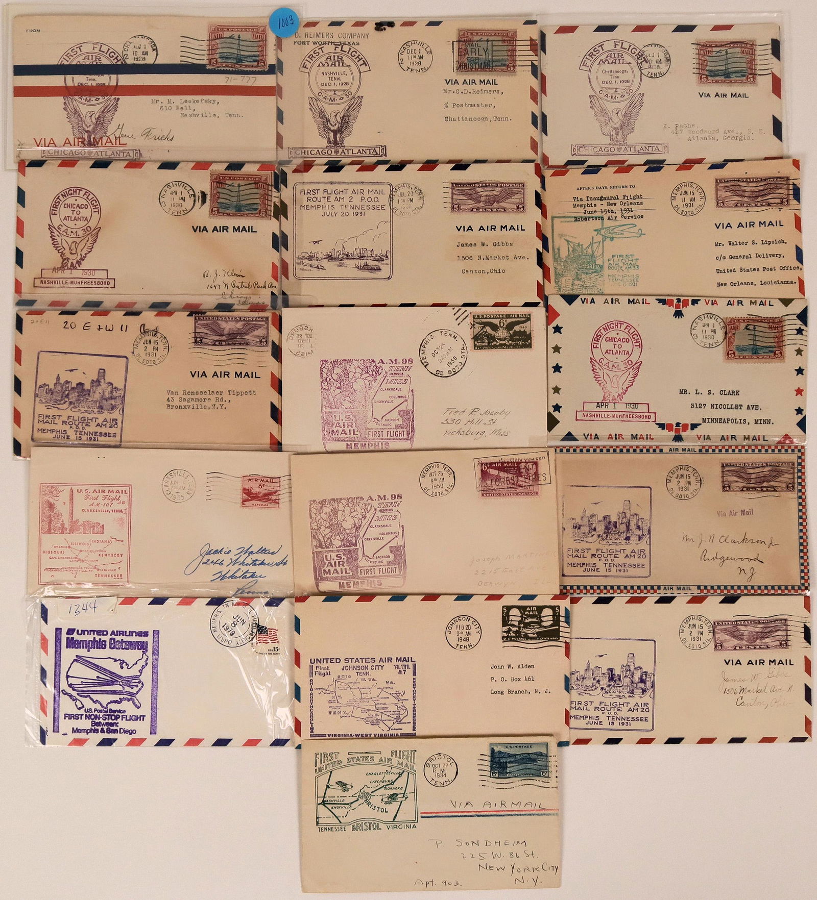 First Flights Tennessee Covers  (116777) (1 of 1)