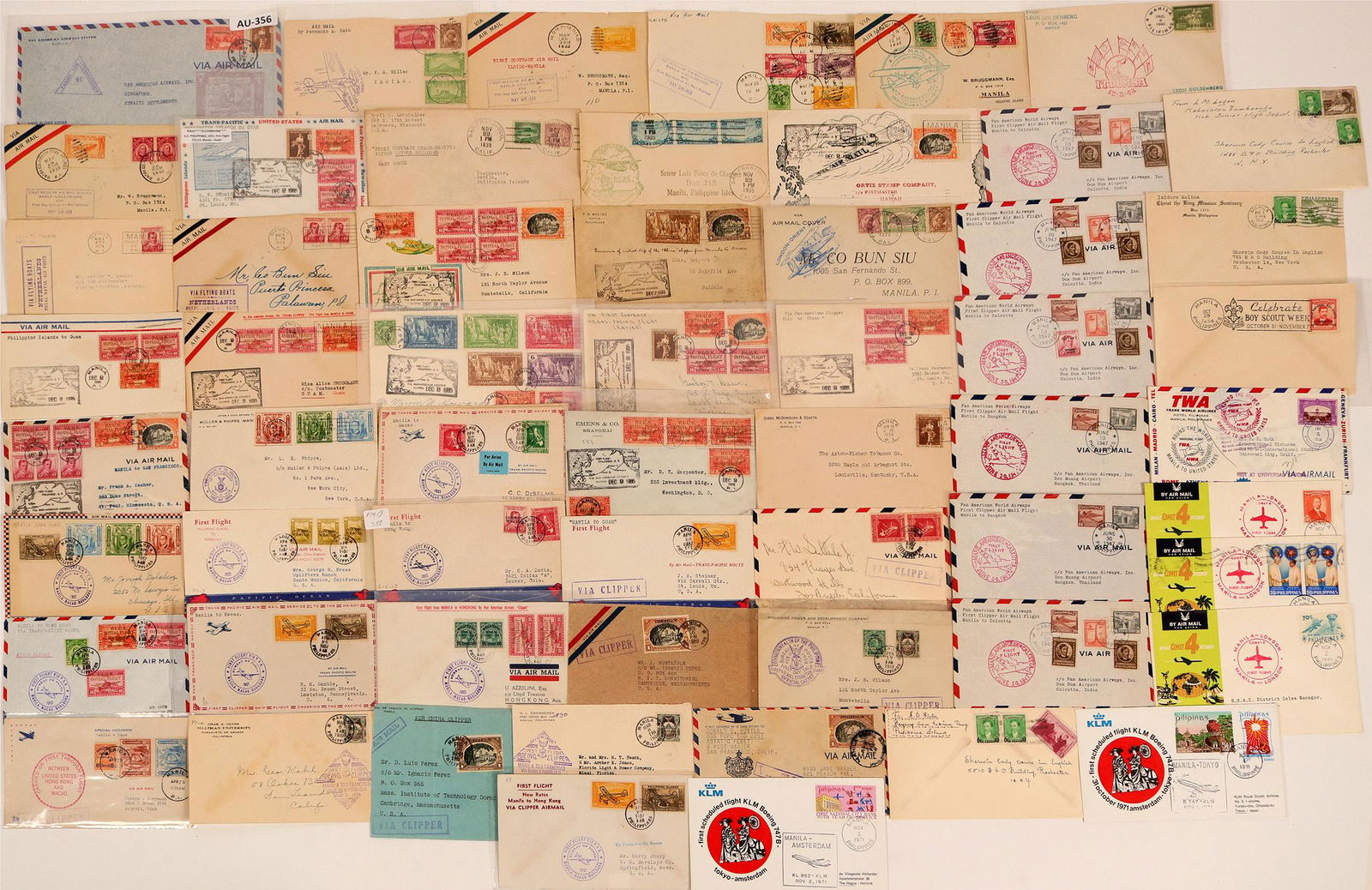 Phillipines First Flight Covers (55)  (117119) (1 of 1)