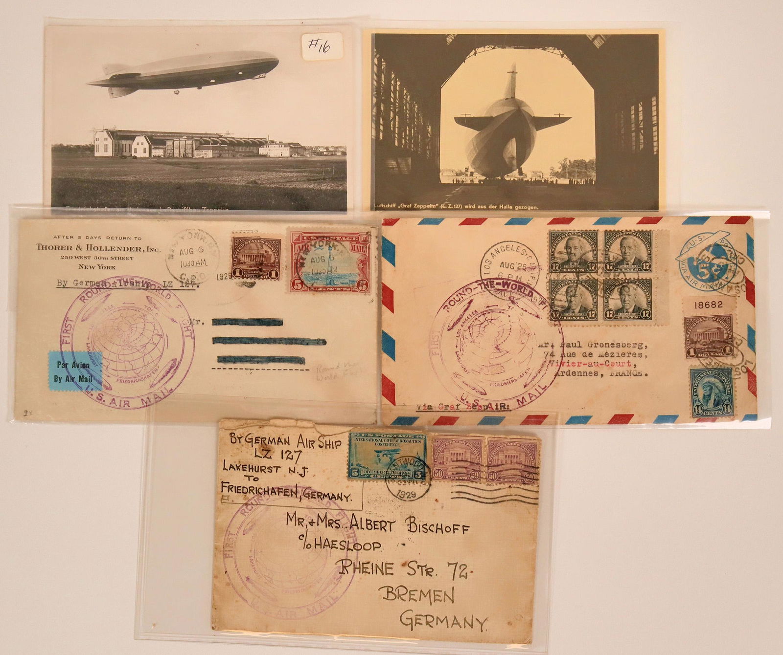 Zeppelin Airship Covers and Postcards  (116350) (1 of 1)