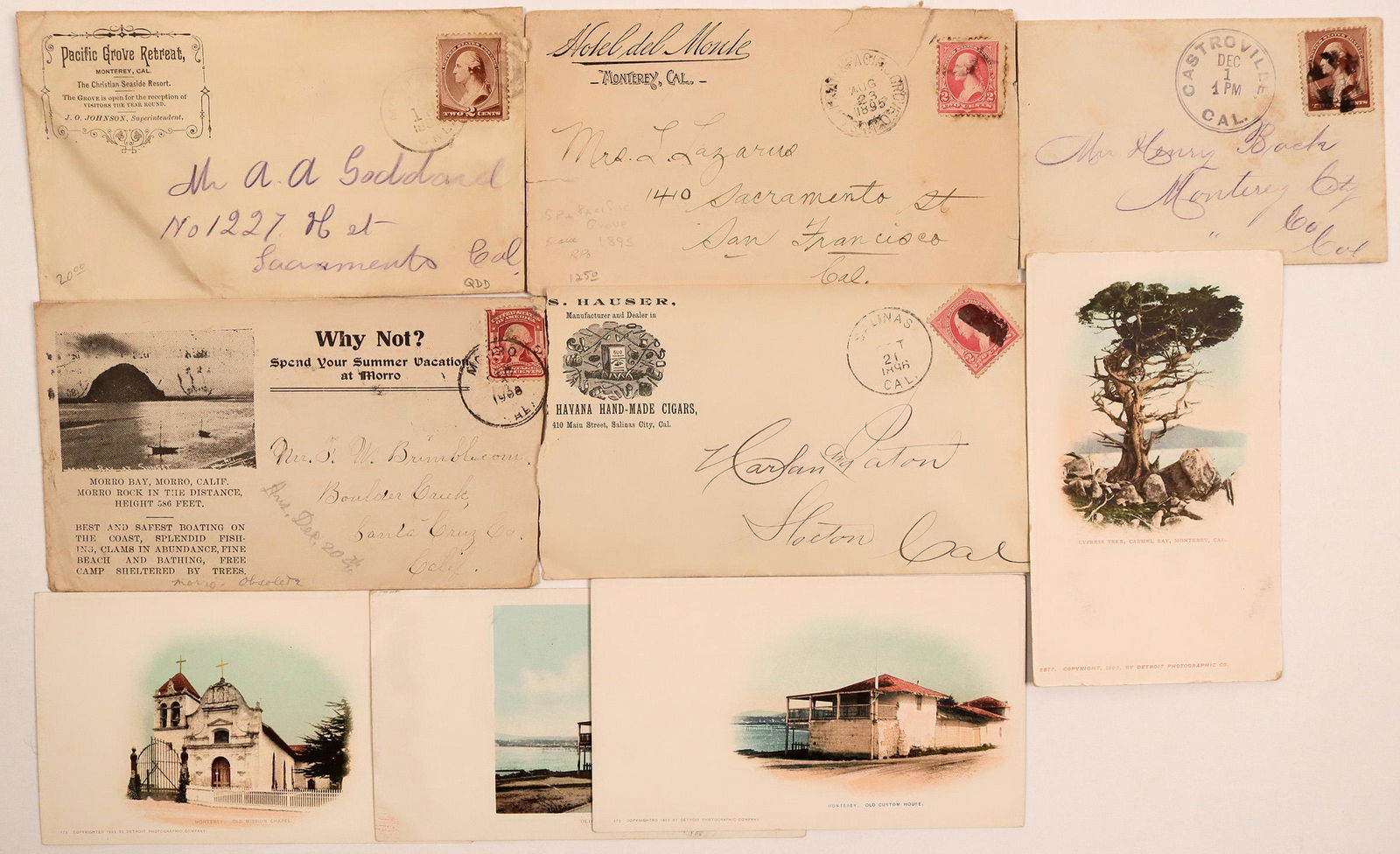 Monterey Area Covers & Postcards  (113001) (1 of 1)