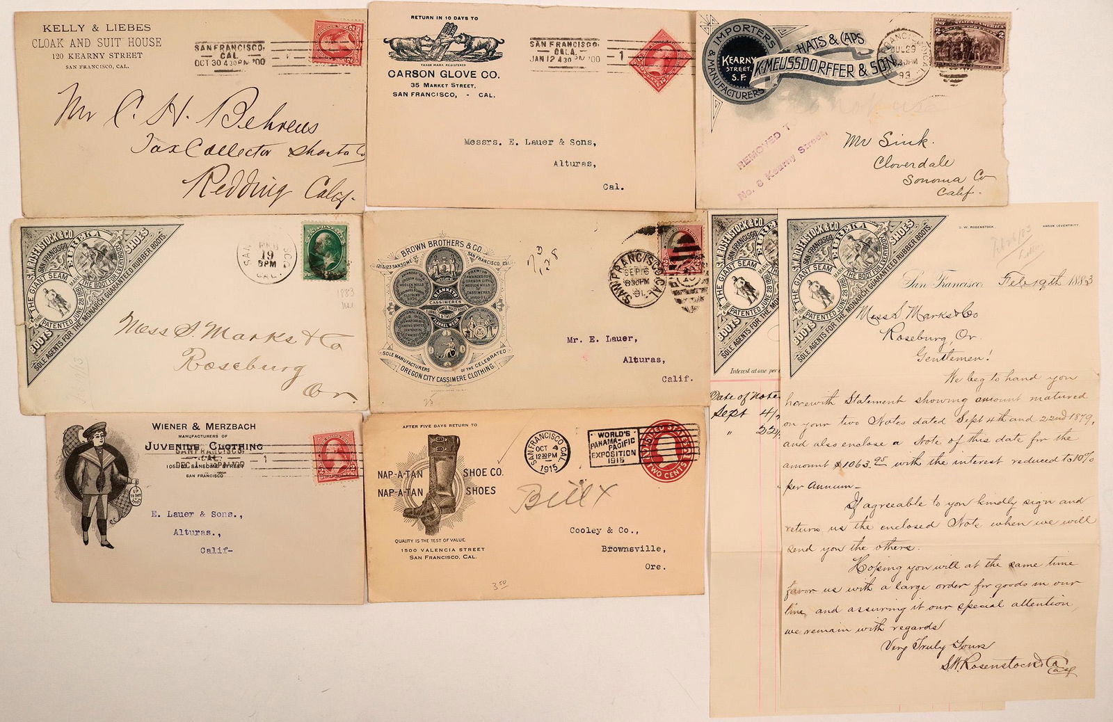 San Francisco Advertising Covers: Boots & Clothing (1 of 1)