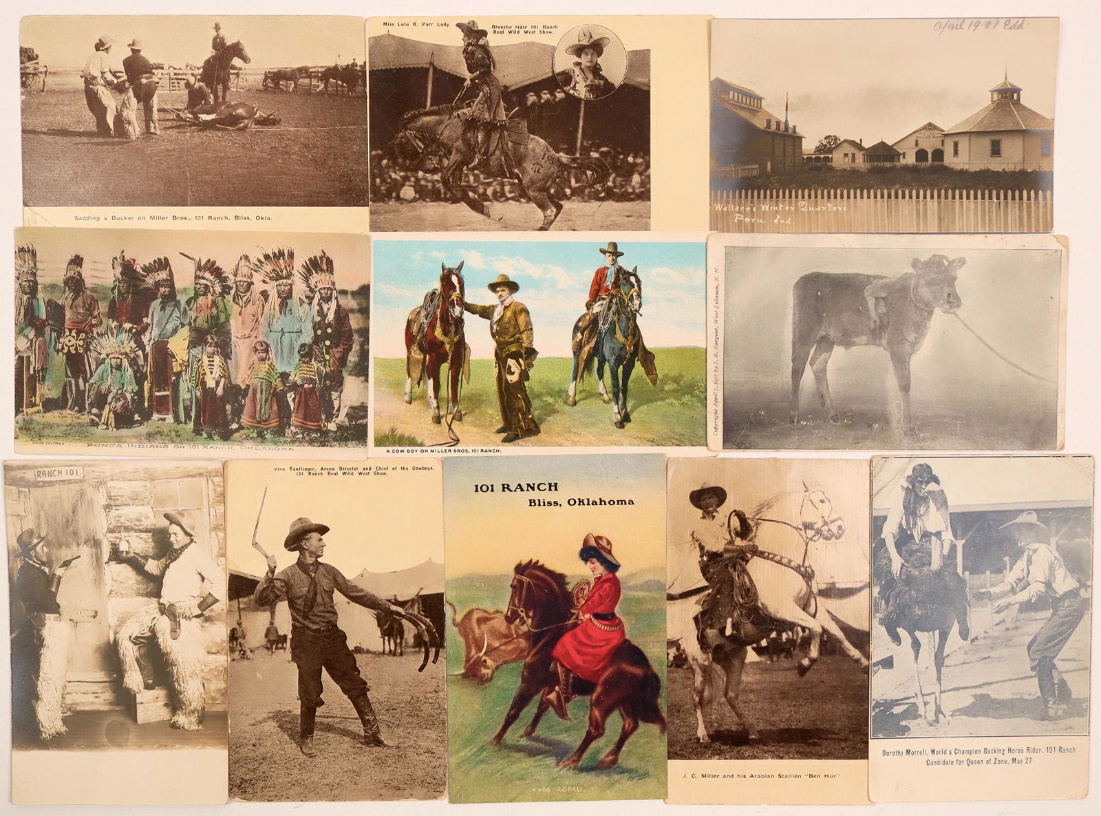 101 Ranch Postcard Group  (113106) (1 of 1)